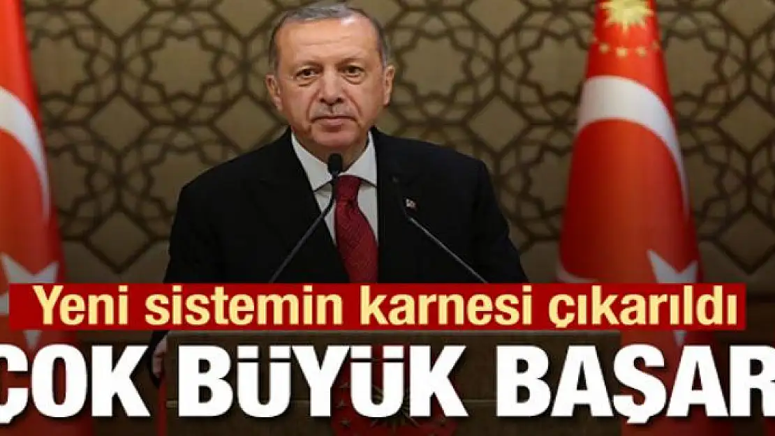 Yeni sistemin karnesi çıkarıldı