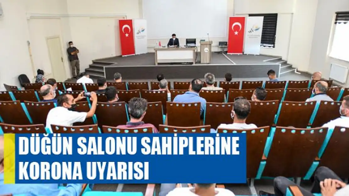 DÜĞÜN SALONU SAHİPLERİNE KORONA UYARISI