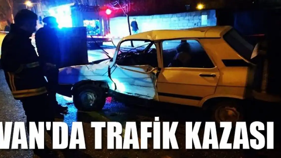 Van'da trafik kazası 1 yaralı