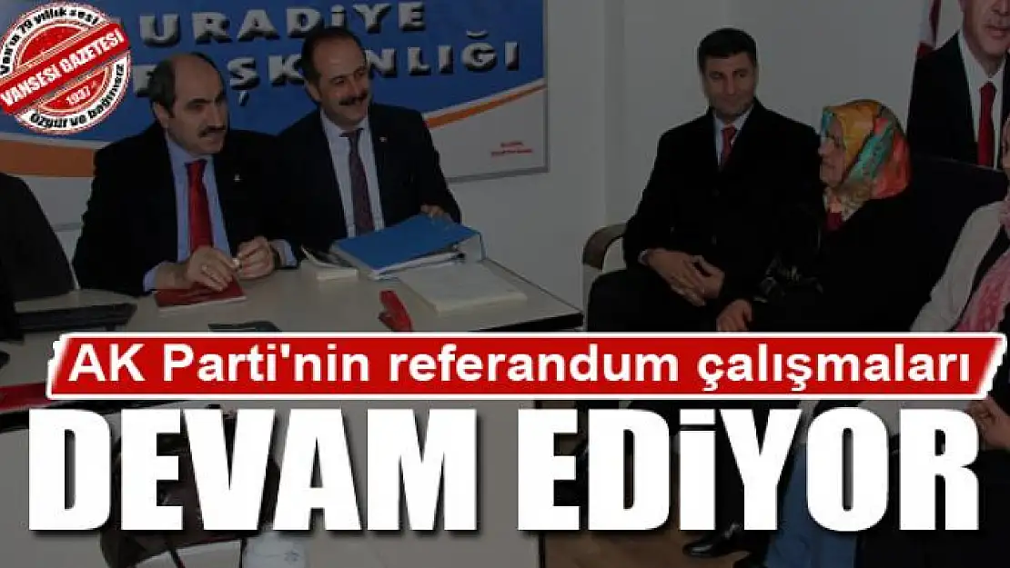 AK Parti'den referandum çalışması