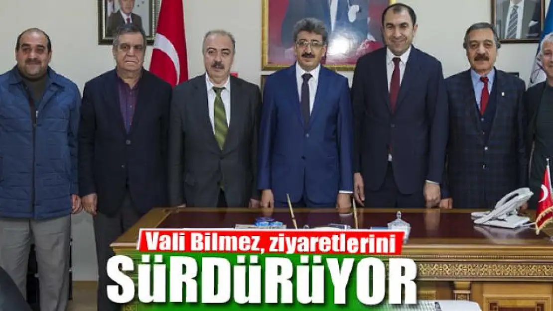 Vali Bilmez, ziyaretlerini sürdürüyor