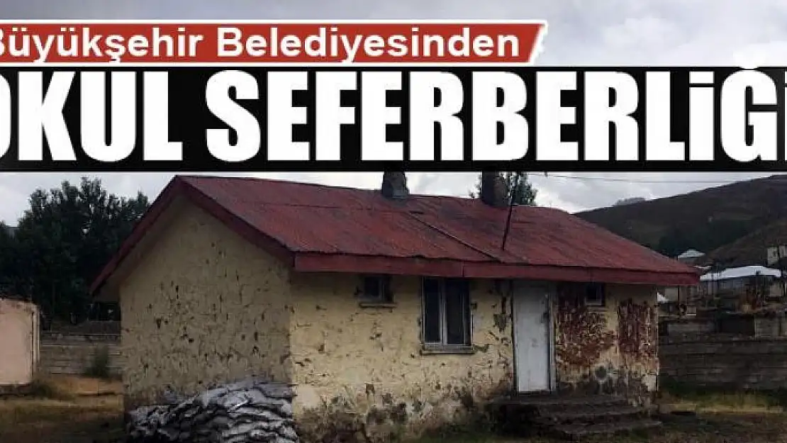 Büyükşehir Belediyesinden okul seferberliği