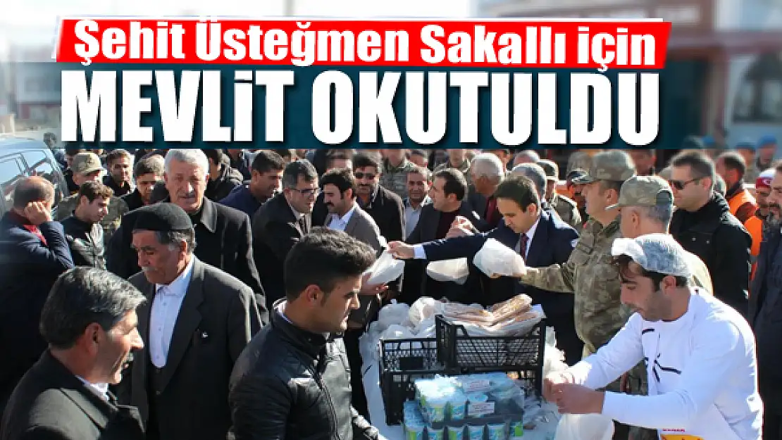 Şehit Üsteğmen Sakallı için mevlit okutuldu 