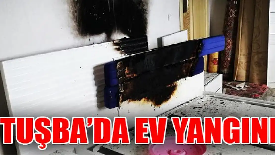 Tuşba'da ev yangını