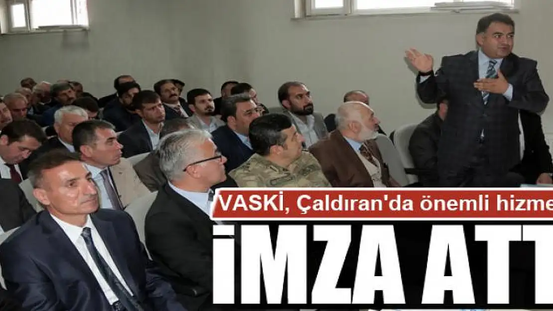 VASKİ, Çaldıran'da önemli hizmetlere imza attı