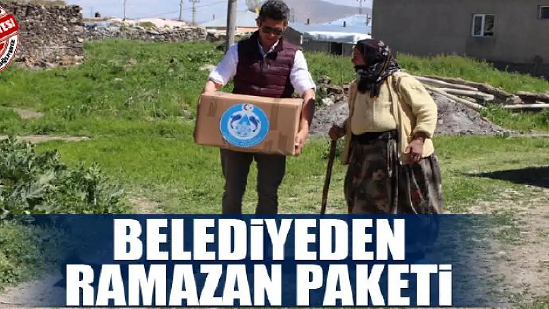 BELEDİYEDEN RAMAZAN PAKETİ