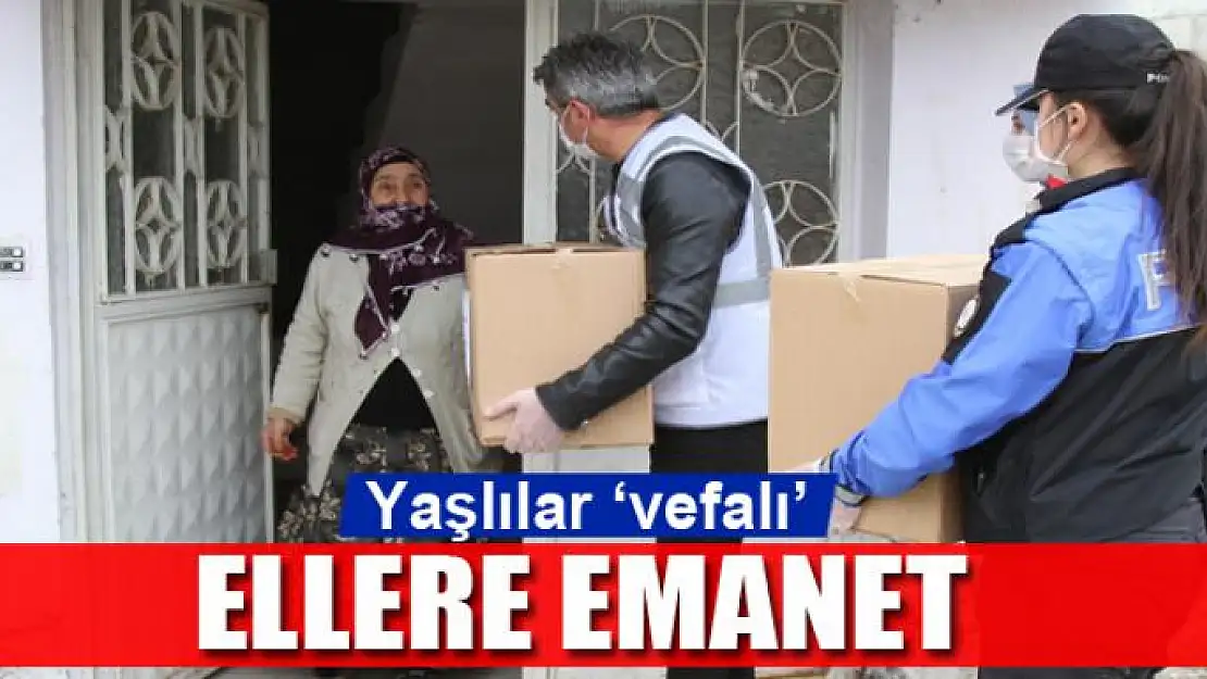 Yaşlılar 'vefalı' ellere emanet