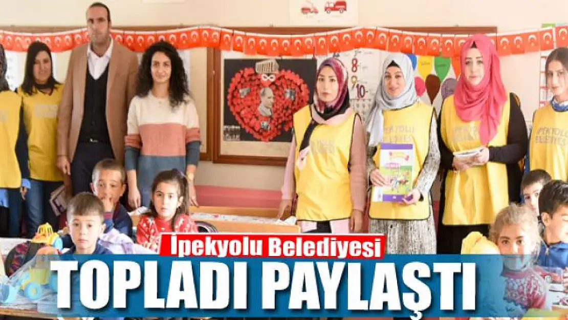 İpekyolu Belediyesi topladı paylaştı 