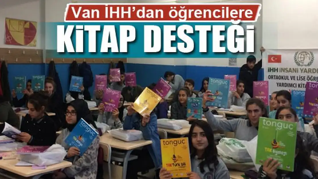 Van İHH'dan öğrencilere yardımcı kitap desteği