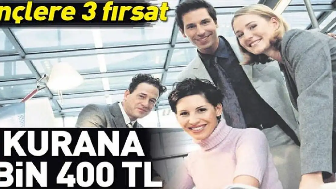 İş kurana 8.400 TL 