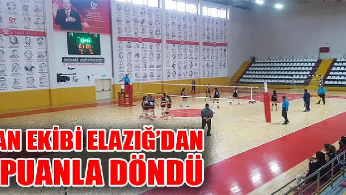 Van ekibi Elazığ'dan 1 puanla döndü