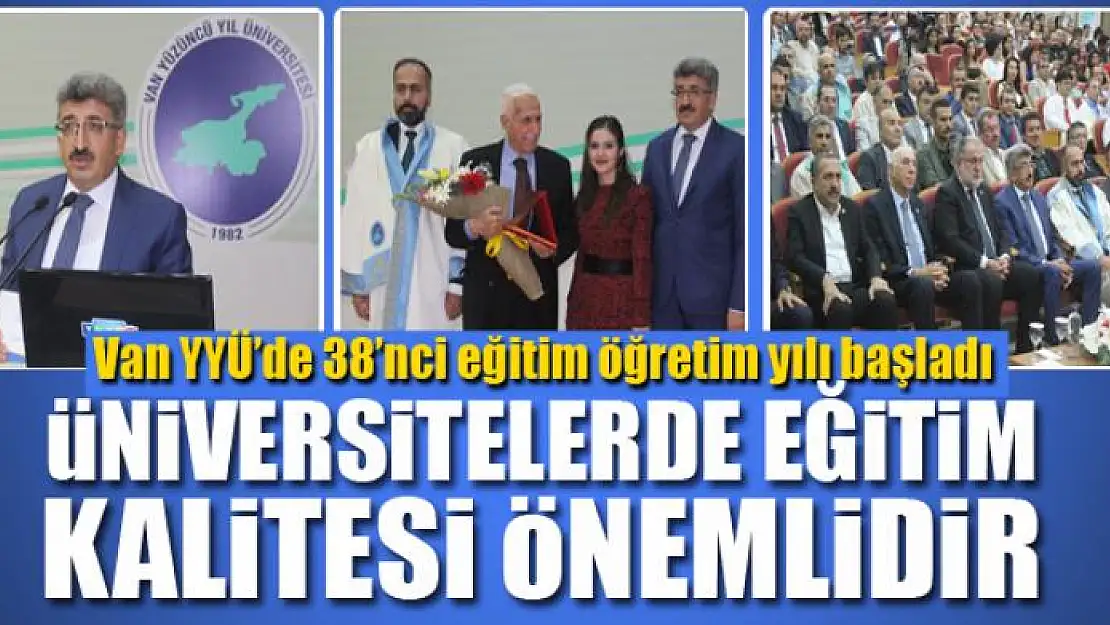 Van YYÜ'de 38'nci eğitim öğretim yılı başladı