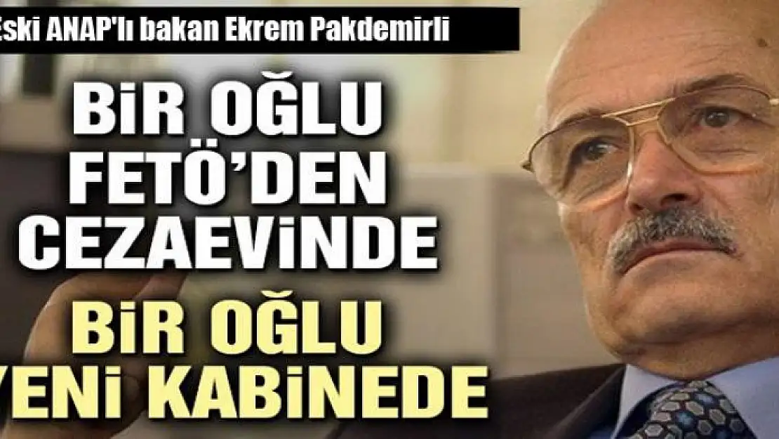 Eski Bakan Ekrem Pakdemirli'nin oğlu Bekir Pakdemirli Tarım Bakanı oldu