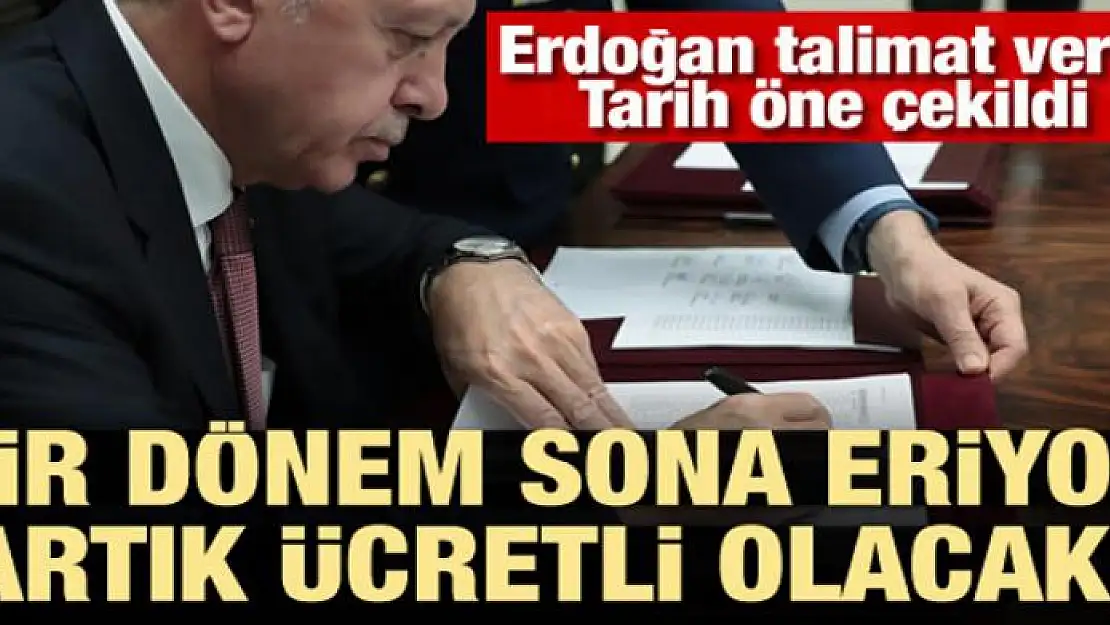 Bir dönem sona eriyor! Artık ücretli olacak