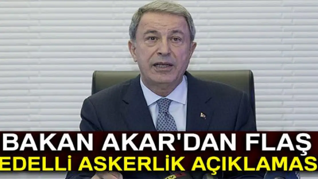 Bakan Hulusi Akar'dan bedelli askerlik açıklaması!