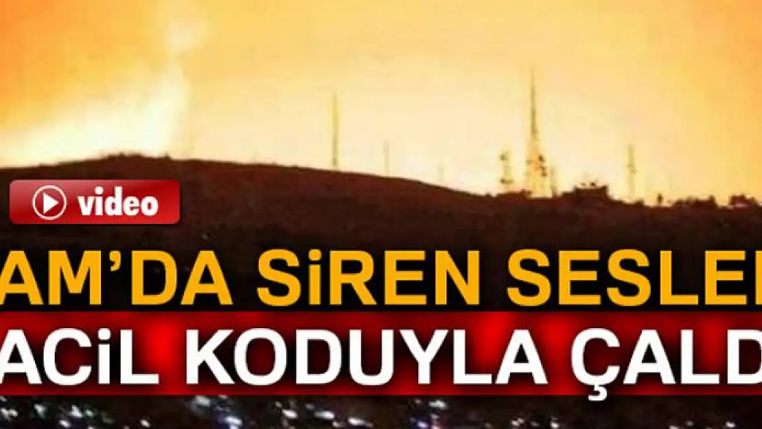 Şam'da siren sesleri acil koduyla çaldı