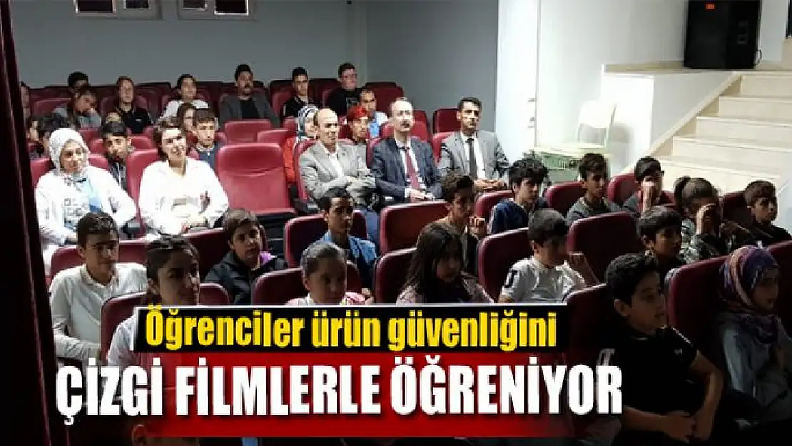 Öğrenciler ürün güvenliğini filmlerle öğreniyor