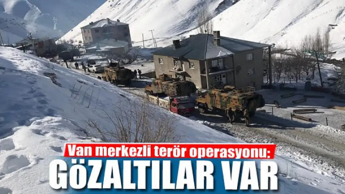 Van merkezli terör operasyonu: 12 gözaltı