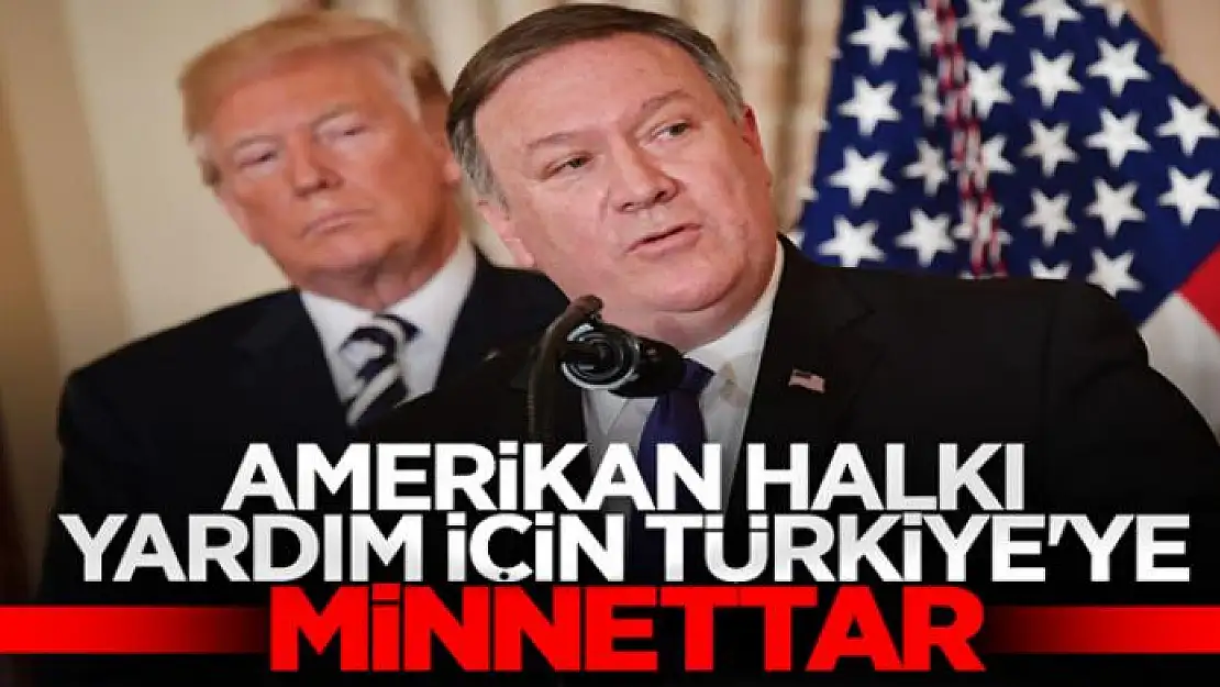 Pompeo'dan Türkiye'ye tıbbi yardımlar için teşekkür