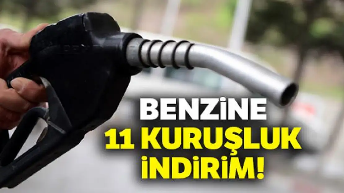 Benzine indirim yapıldı