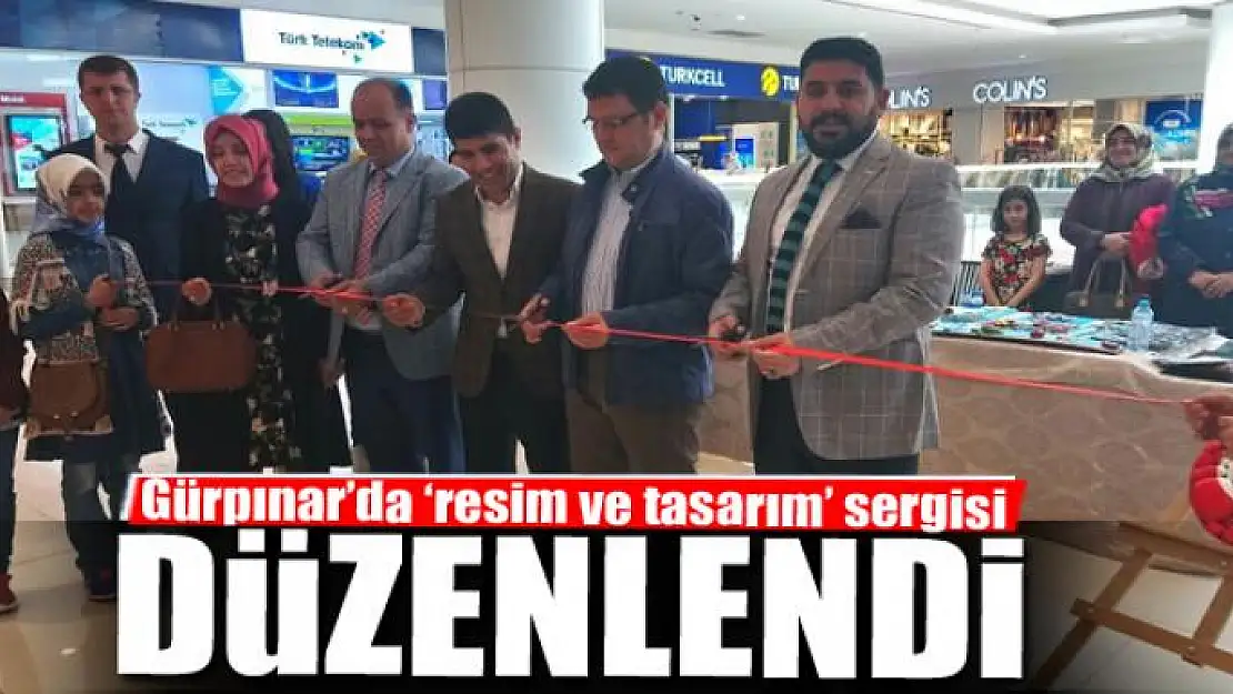 Gürpınar'da 'resim ve tasarım' sergisi 