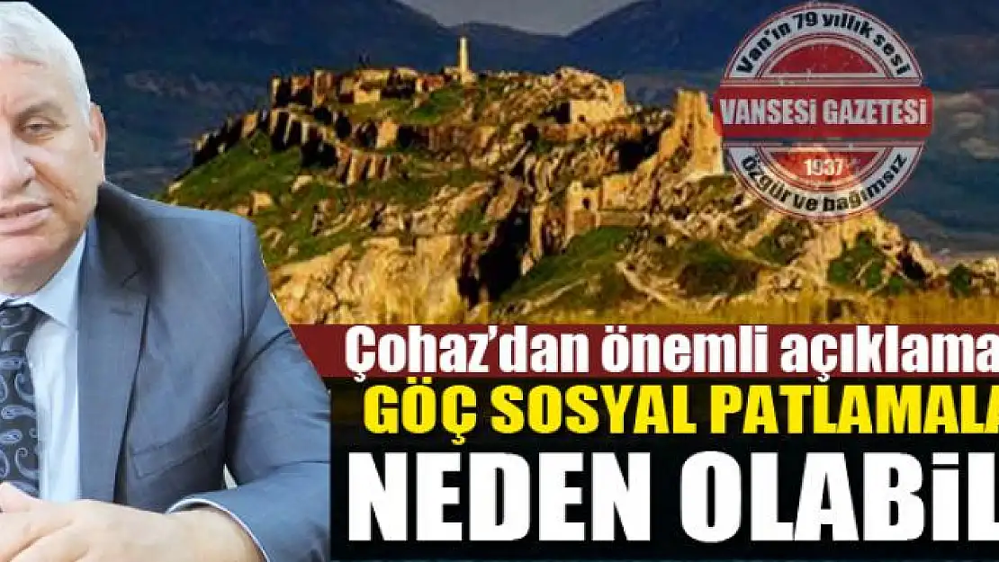 Göç sosyal patlamalara neden olabilir