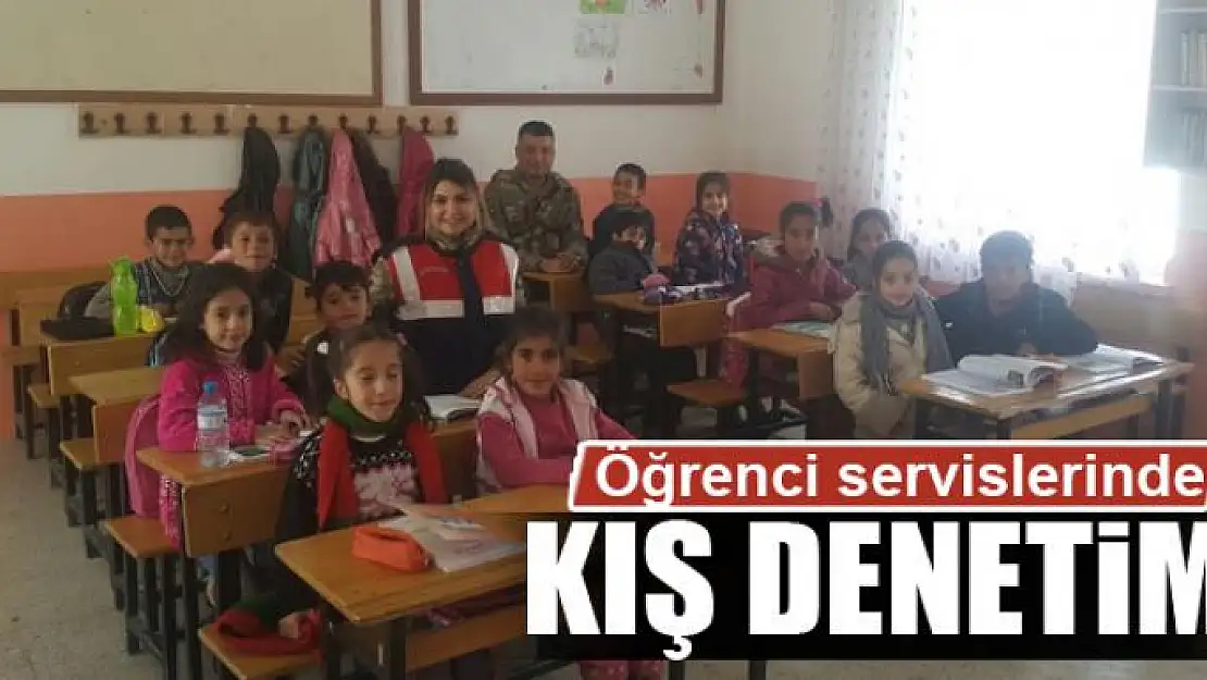 Öğrenci servislerinde kış denetimi