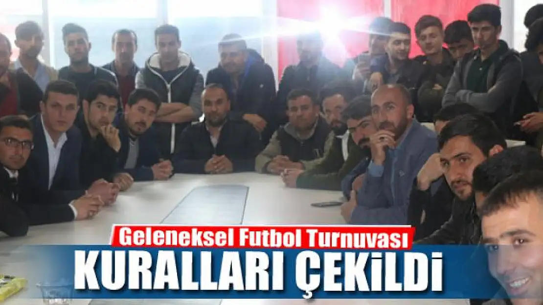  Geleneksel Futbol Turnuvası kura çekimi 