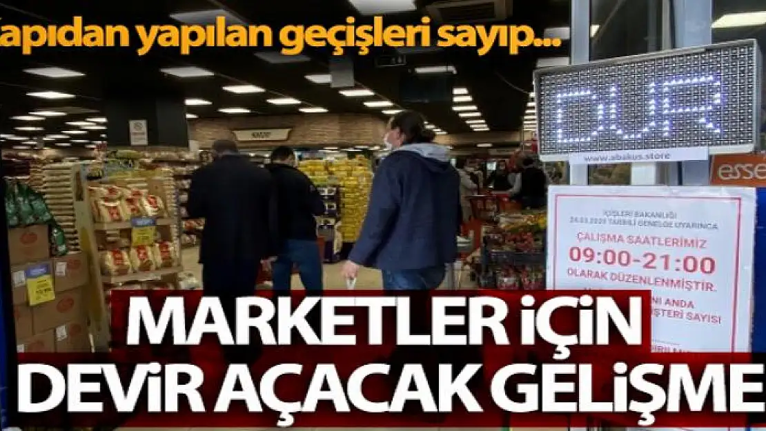 Salgın sürecinde marketler için yeni bir devir açacak cihaz ürettiler