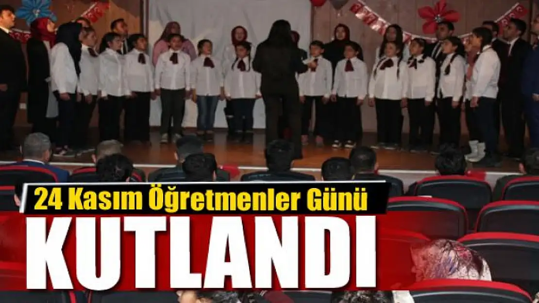 Çaldıran'da 24 Kasım Öğretmenler Günü