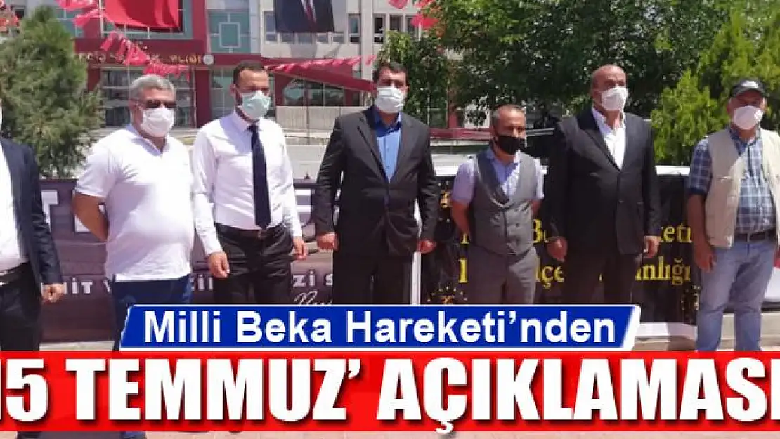 Milli Beka Hareketi'nden '15 Temmuz' açıklaması