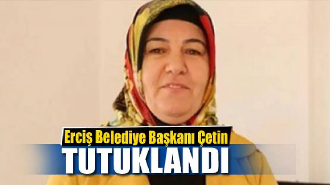 Erciş Belediye Başkanı Yıldız Çetin tutuklandı