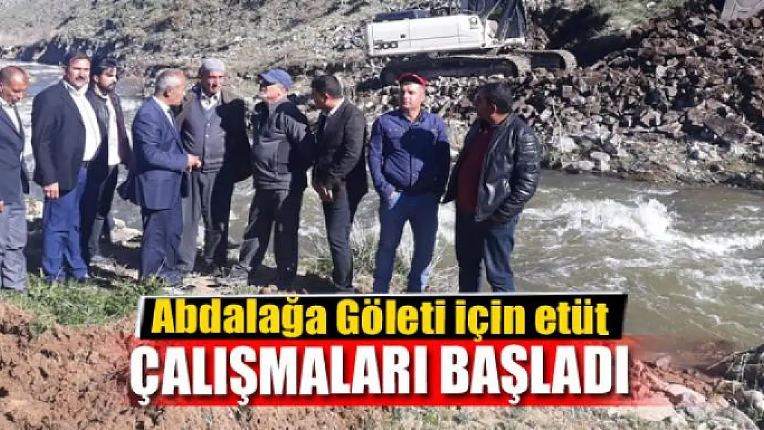 Abdalağa Göleti için etüt çalışması