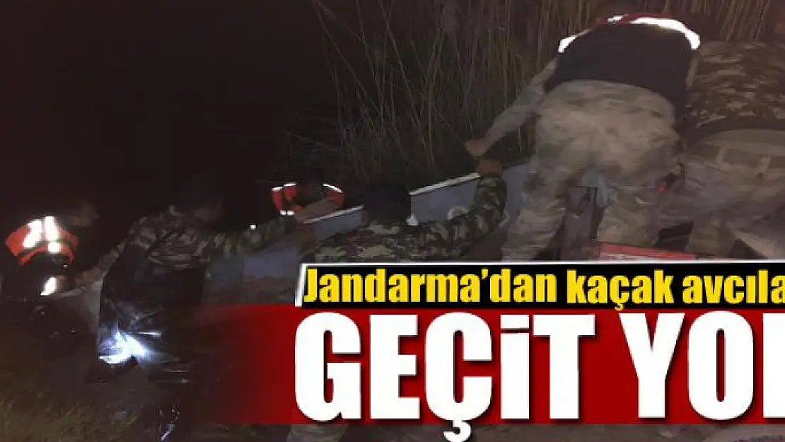 Jandarma'dan kaçak avcılara geçit yok 