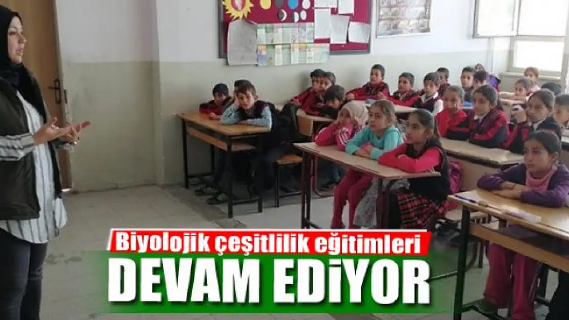 Van'da öğrencilere yönelik 'Biyolojik çeşitlilik'' eğitimleri