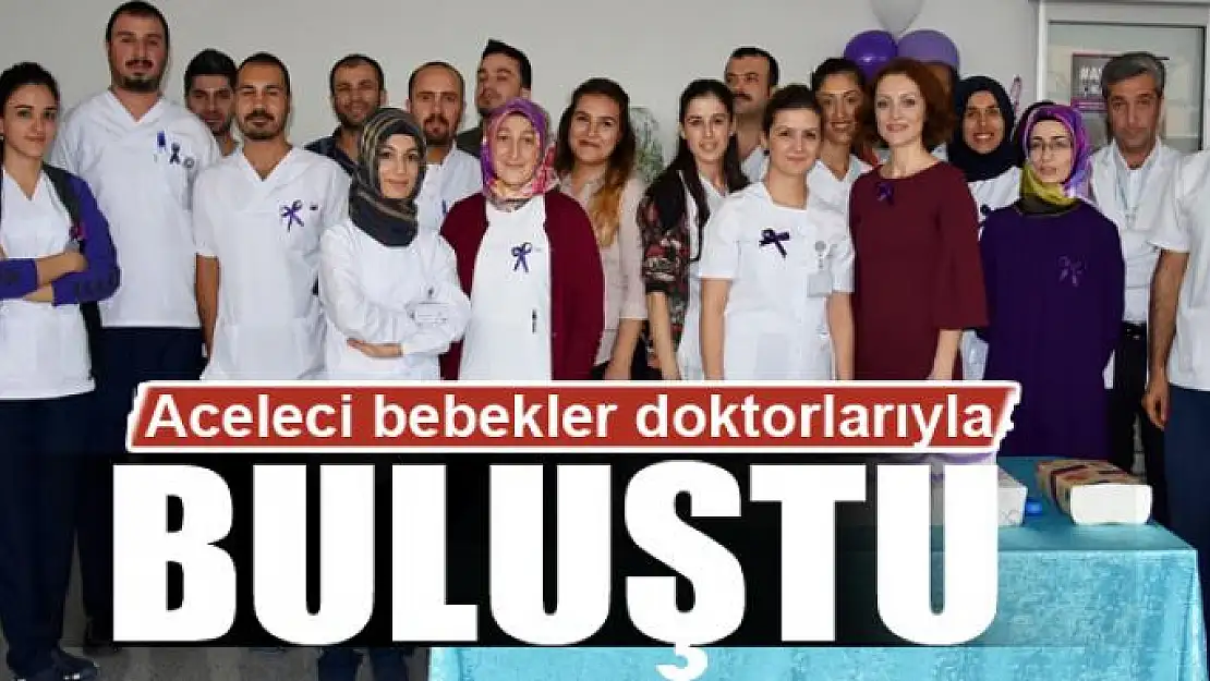 Van'da aceleci bebekler doktorlarıyla buluştu 