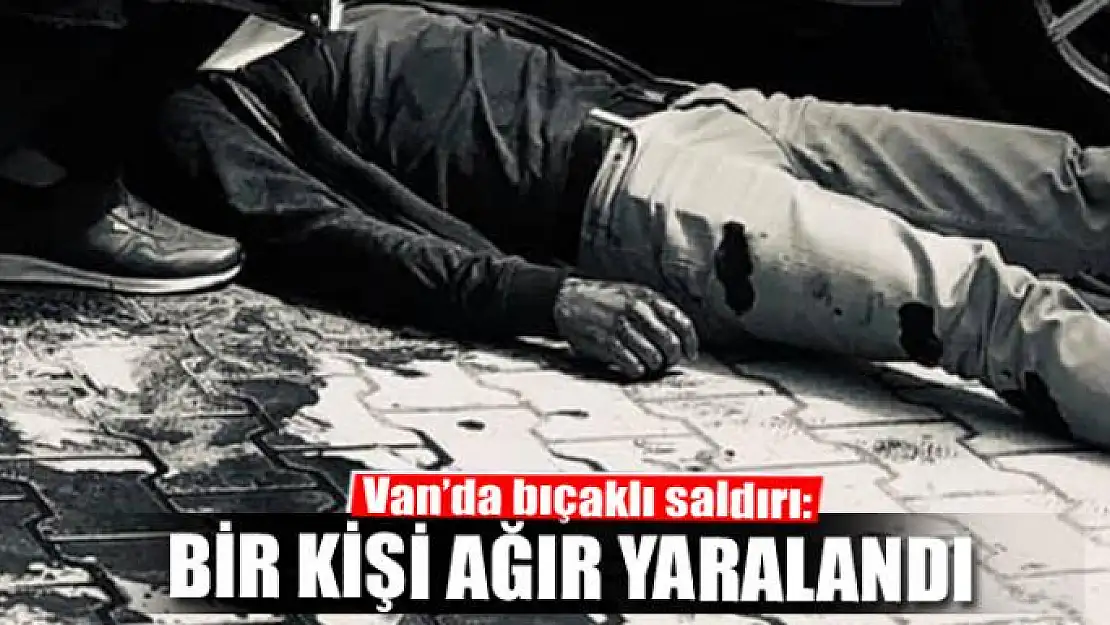 Van'da bıçaklı saldırı: 1 yaralı