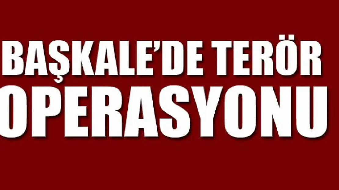 Başkale'de terör operasyonu