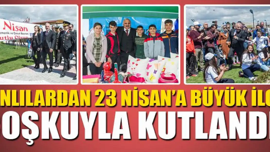 VANLILARDAN 23 NİSAN'A BÜYÜK İLGİ