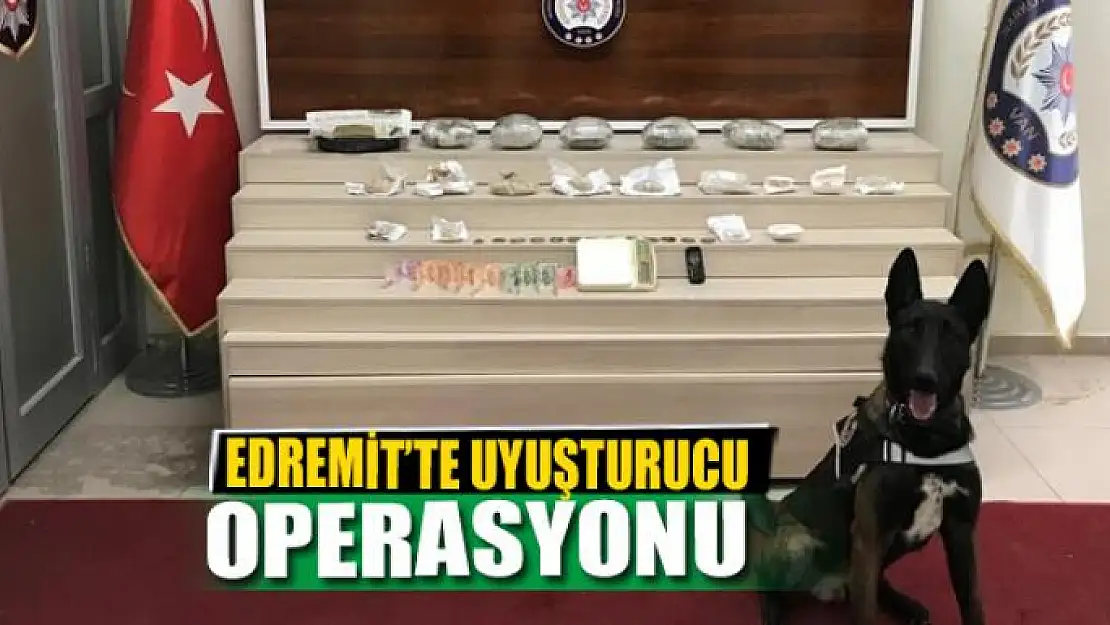 EDREMİT'TE UYUŞTURUCU OPERASYONU