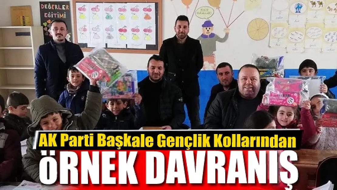 AK Parti Başkale Gençlik Kollarından örnek davranış