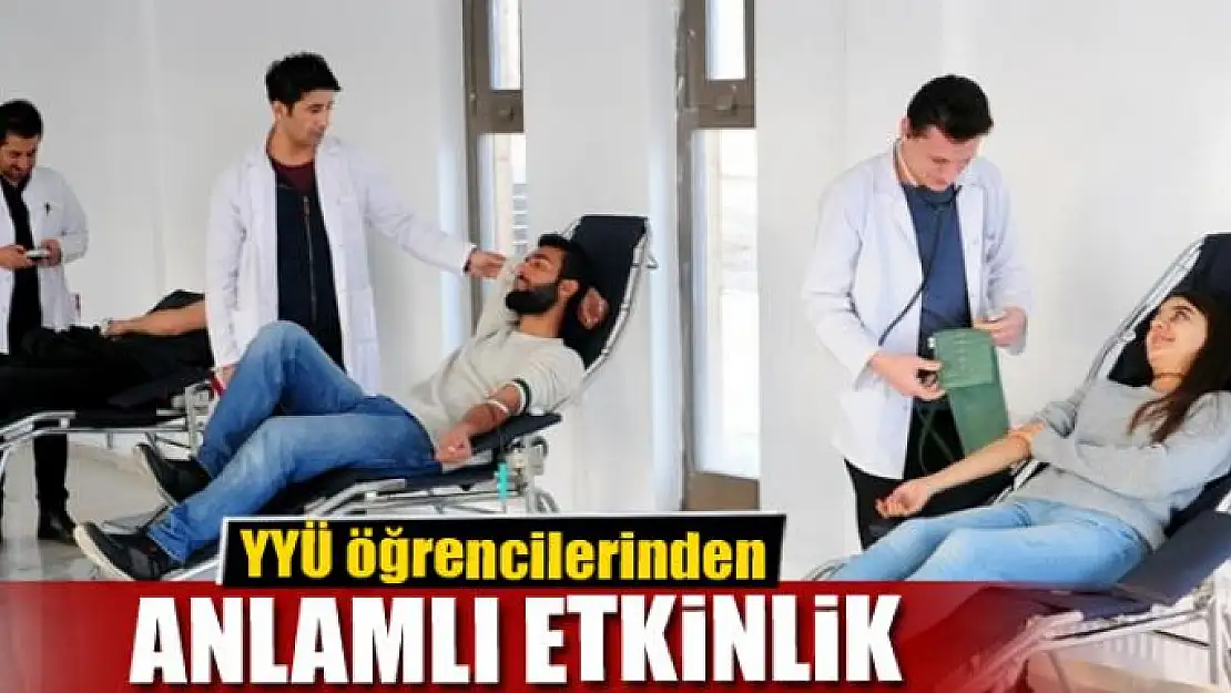 YYÜ öğrencilerinden anlamlı etkinlik