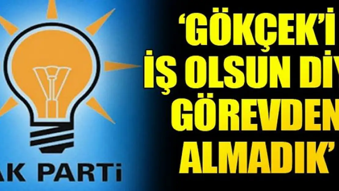 AK Parti'den Melih Gökçek açıklaması