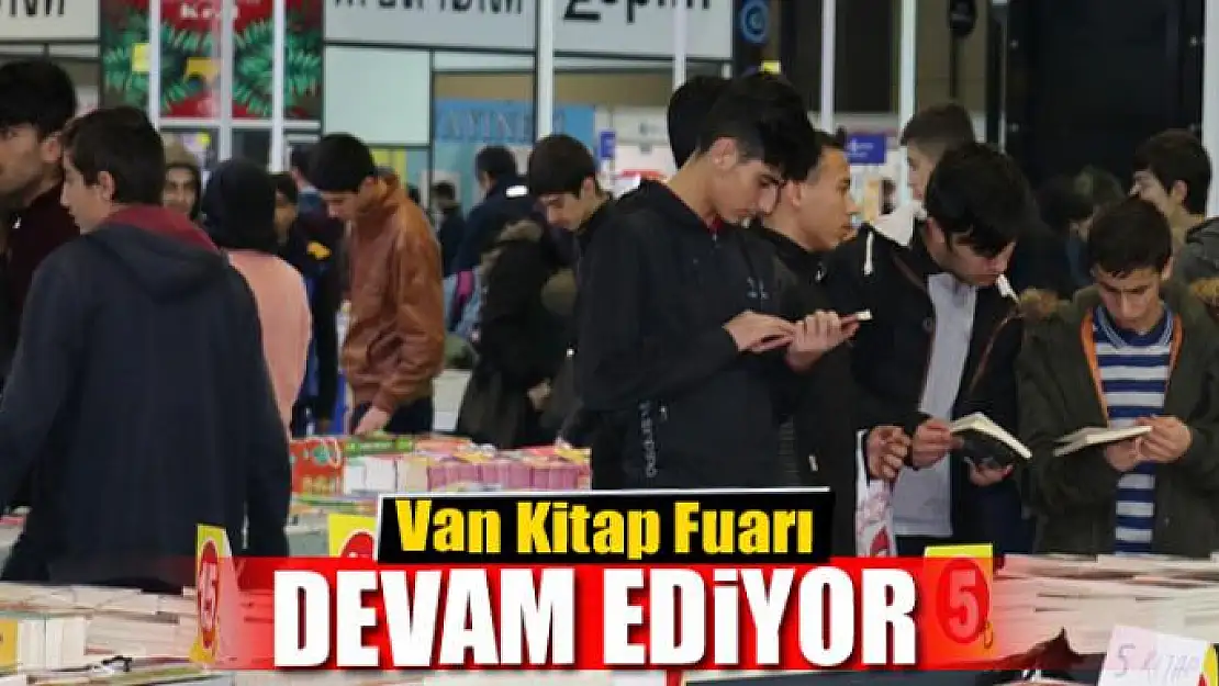 Van Kitap Fuarı devam ediyor