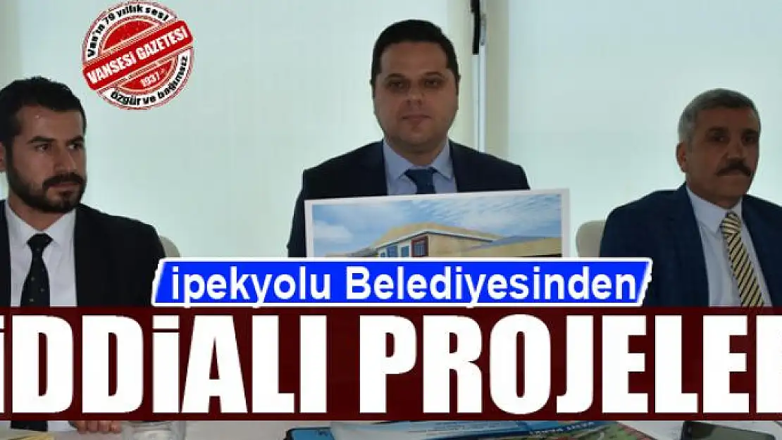 İPEKYOLU BELEDİYESİNDEN İDDİALI PROJELER