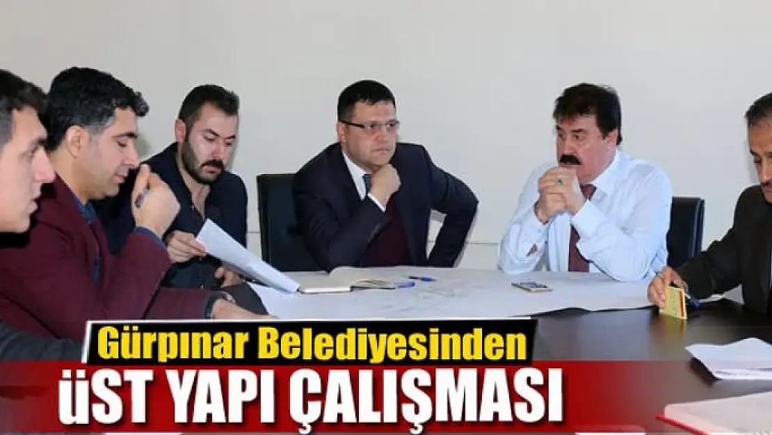 Gürpınar Belediyesinden üst yapı çalışması