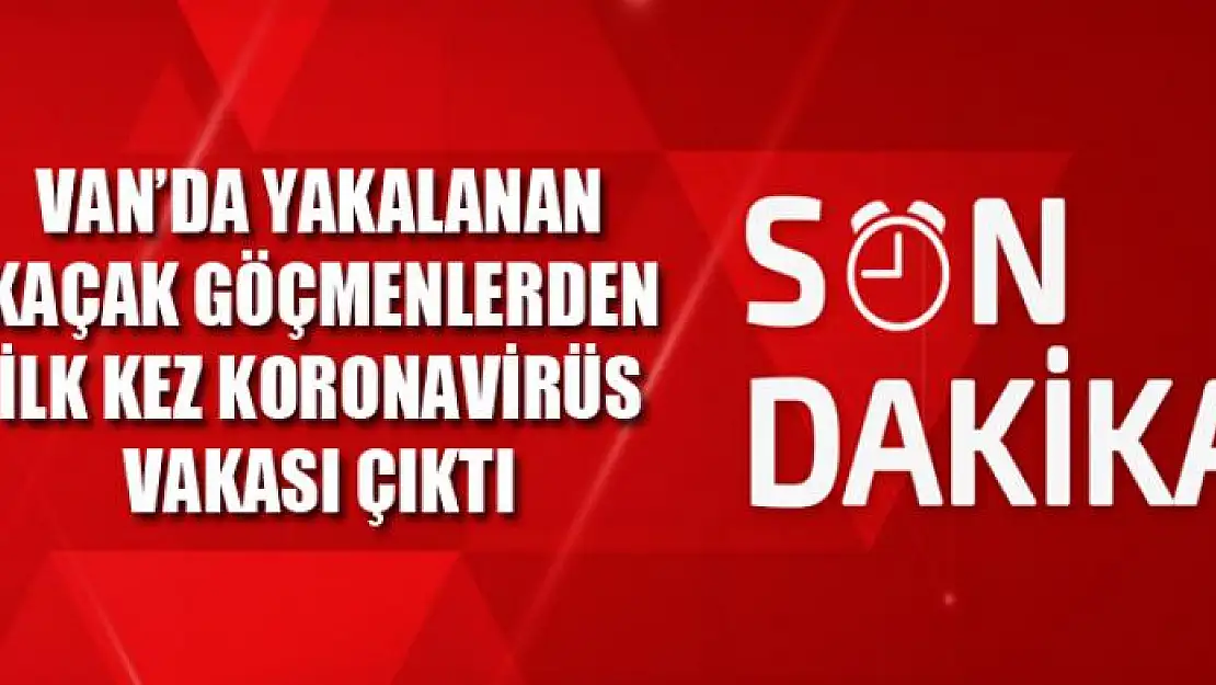 Van'da yakalanan kaçak göçmenlerden ilk kez koronavirüs vakası çıktı