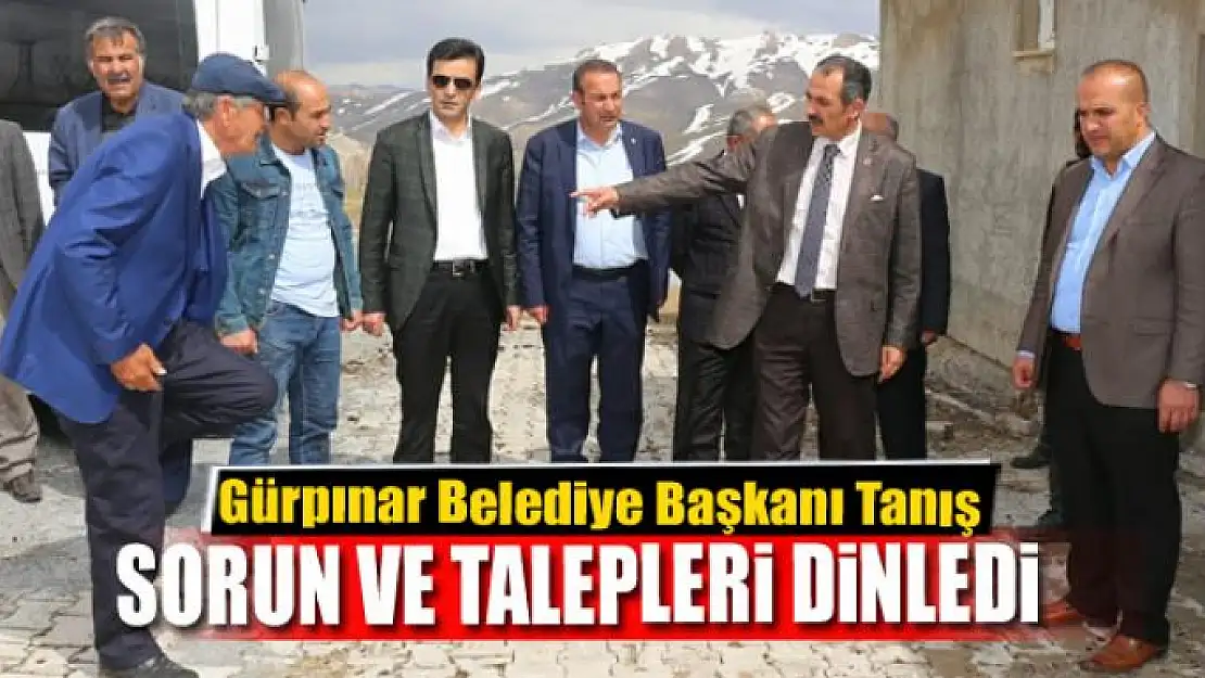 Başkan Tanış vatandaşlarla buluştu