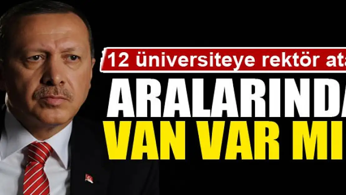 Erdoğan 12 üniversiteye rektör atadı