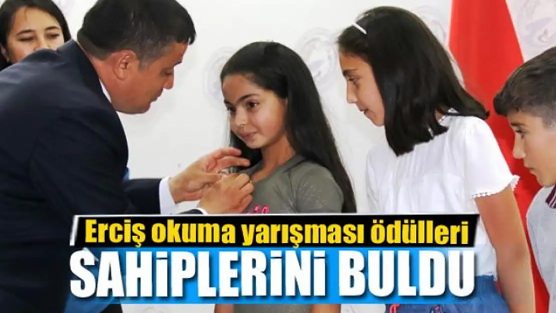 Erciş okuma yarışması ödülleri sahiplerini buldu